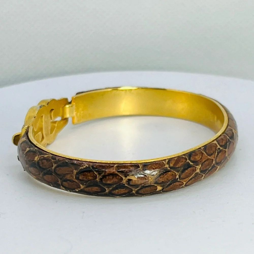 Gucci GUC Snakeskin Bracelets Price Firm. - Picture 3 of 7